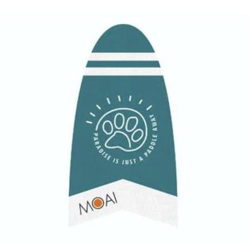 MOAI SUP Deckpad - Classic Dog design