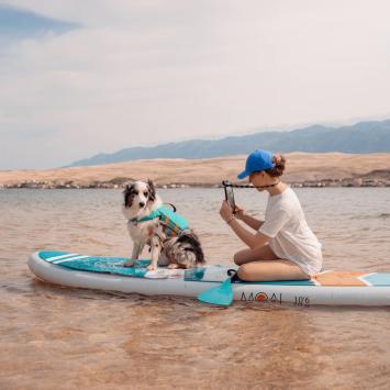 MOAI SUP Deckpad - Classic Dog design