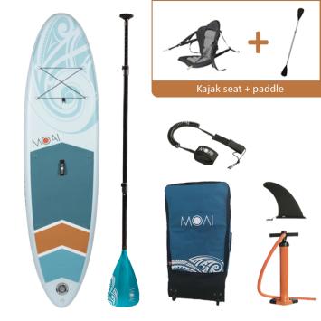 MOAI 10’6 BOARD + Kajak seat & paddle